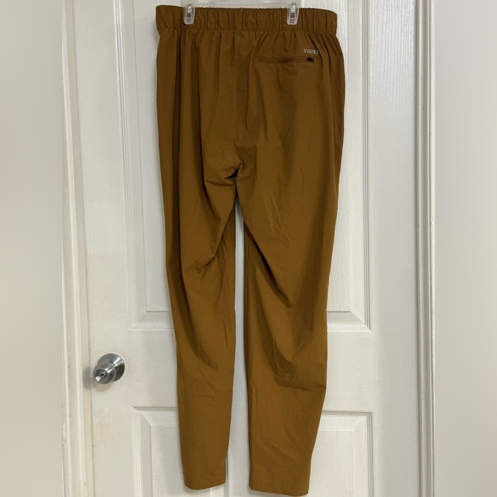 Vuori Fleet Pant Caramel Brown Running Joggers Men’s Size L - Picture 6 of 10